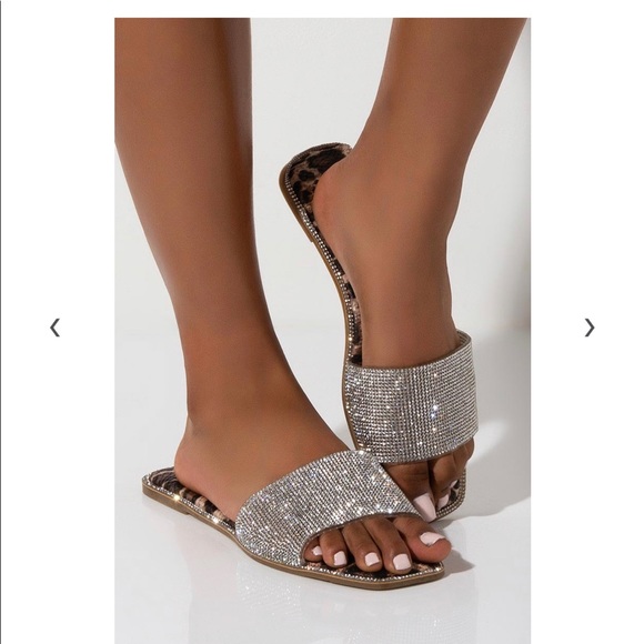 AKIRA Shoes - Rhinestone sandal